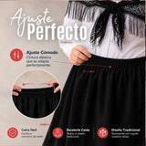 Traje Chilote Niña Negro Fiestas Patrias Con Camisa 4 Piezas Tradicional Chilota