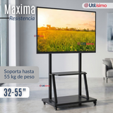 Soporte Base TV Móvil Con Ruedas 32 a 55 pulgadas  55kg Soporte Portátil 32¨40¨42¨ 43¨ 49¨ 50¨ 55¨