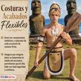 Traje Pascuense Típico Completo 4 Piezas Juvenil Rapa Nui Fiestas Patrias