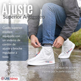 Fundas Cubre Calzado Impermeables Aislante Lluvia Blanco Hombre 1 Par