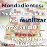 Pack 50 Mondadientes Pinchos Palillos Bandera De Chile