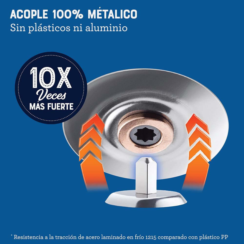 Licuadora Oster® con tecnología reversible, 2 programas automáticos y 3 velocidades más pulso