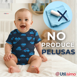 Pack 4 Bodys Niño Manga Corta Tedmimak 100% Algodón Ready Fun