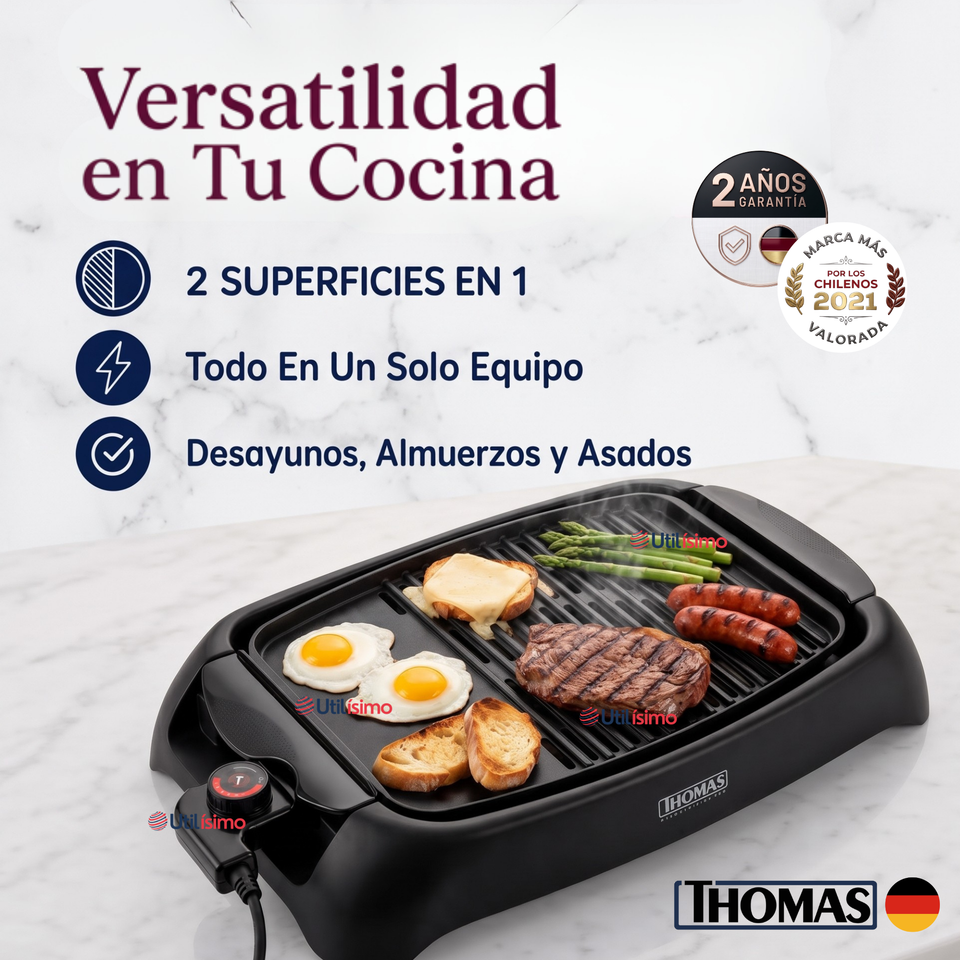 Parrilla Eléctrica Thomas Th-180 1000w