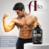 Creatina Monohidratada 60 Capsulas FNL 500 Mg Suplemento Deportivo