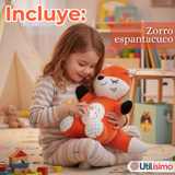 Peluche Zorro Espantacuco Con Luz Y Sonido Para Bebé Niño Niña