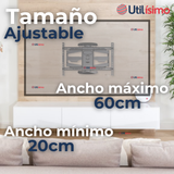 Soporte TV Pared Ajustable 68Kg 55 a 85 Pulgadas 55 60 65 70 75 77 80 82 85