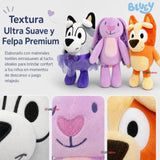 Pack 2 Peluches Bluey Diseños Surtidos Niña Suaves Felpa Premium