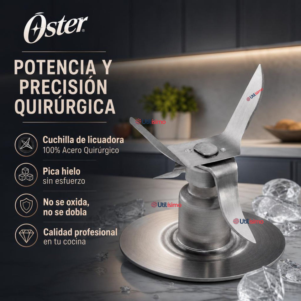 Licuadora clásica Oster® cobre con perilla ergonómica de 3 velocidades BLST4128