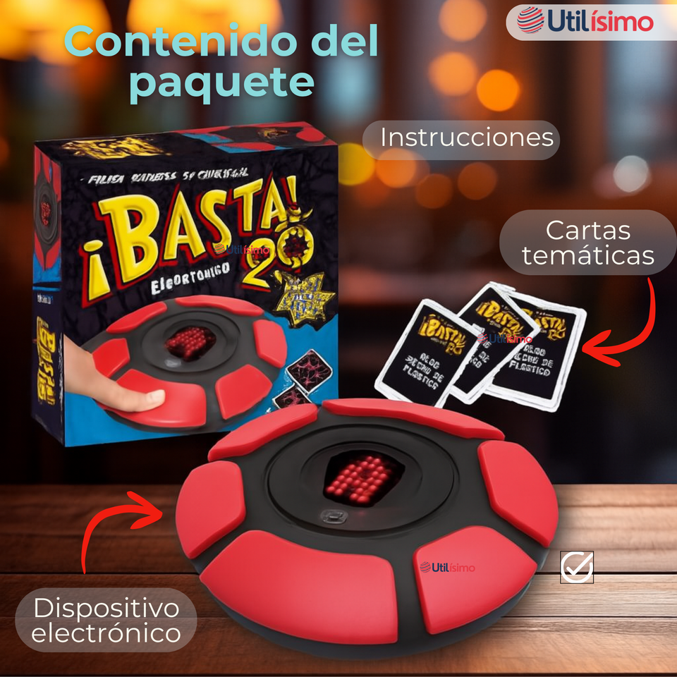 Basta Electrónico 2.0 Juego de Mesa Piensa Rápido