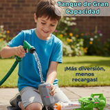 Pack 2 Pistolas Lanza Agua Dinosaurio Color Verde Juguete 40cm Niño