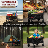 Carrito Compras Plegable Organizador Ideal Para El Camping 100Kg