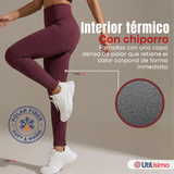 Calza Lola Reductora Sin Costura Tiro Alto Interior Con Polar