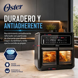 Freidora de aire Oster®, Dual Flex, 11 L de capacidad, negro, CKSTAF11MCDDF