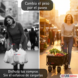 Carrito Compras Plegable Organizador Ideal Para El Camping 150Kg