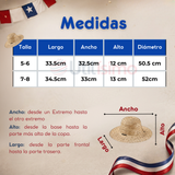 Pack 3 Sombreros Chupalla Huaso Niño Fiestas Patrias