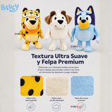 Pack 2 Peluches Bluey Diseños Surtidos Suaves Felpa Premium Peluche Niños