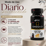 Omega 3 Premium FNL 800mg Epa, 400mg Dha, 60 Cápsulas