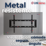 Soporte TV Pared Fijo 45Kg 40 a 80 Pulgadas 40 42 43 48 49 50 55 58 60 65 70 75 77 80