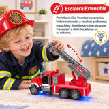 Camión Bomberos Juguete Infantil Camión De Luces y Sonidos Interactivo Niño