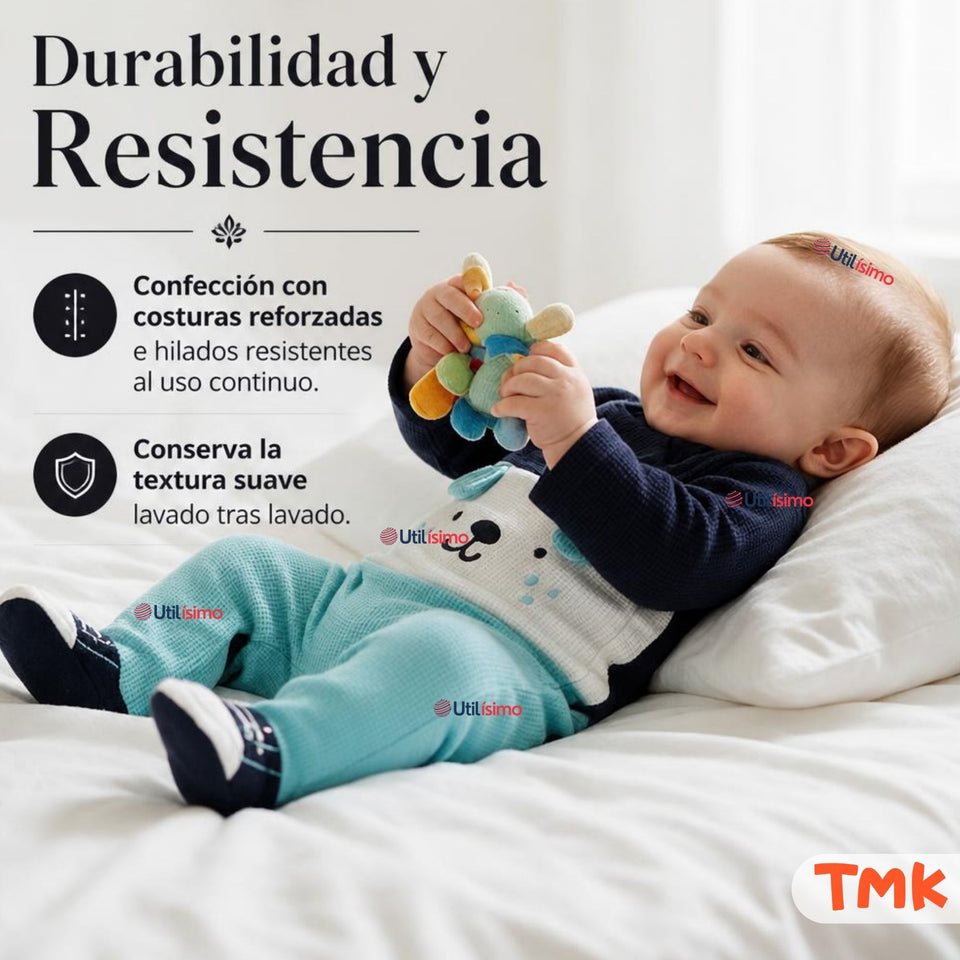 Enterito 100% Algodón Bebé Niño Tedmimak