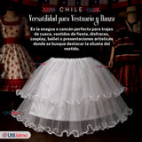 Pack 3 Falsos Para Faldas Niña Trajes Típicos Fiestas Patrias