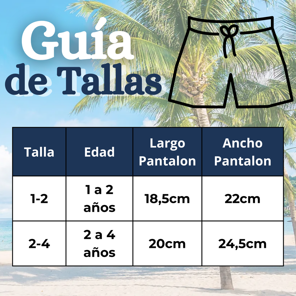 Short De Playa Para Niños Traje De Baño Pantalón Corto Diseños Surtidos