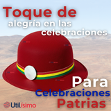 Sombrero Nortino Fiestas Patrias Gorro Niña Baile Danzas Rojo
