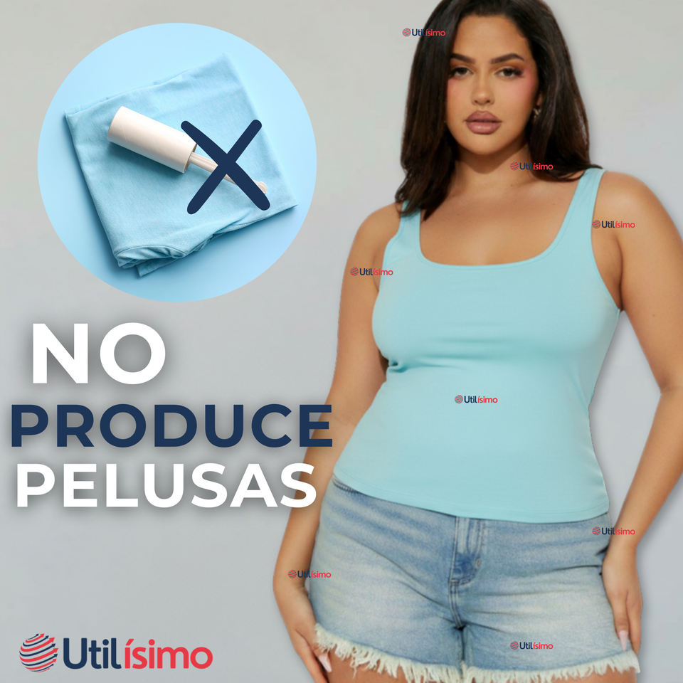 Pack 6 Poleras Camisetas Sin Mangas Fibra De Bambú Básicas Lisa Elástica Mujer Colores Surtidos