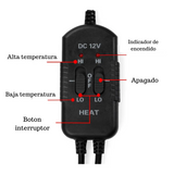 Funda Con Calefacción Para Asiento 12V Calefactor de Auto