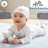 Conjunto Set 5 Piezas Body Camiseta Panty Gorro Manoplas Algodón Bebé Niño