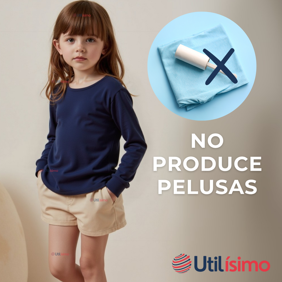 Pack 3 Primera Capa Escolar Bambú Invierno Camiseta Niña Cuello Redondo Polera