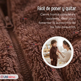 Conjunto 2 Piezas Buzo Polerón Pantalón Bebe Niño Poliéster Brown