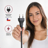 Secador De Cabello Profesional 3500W IRM Alta Potencia 2 Boquillas