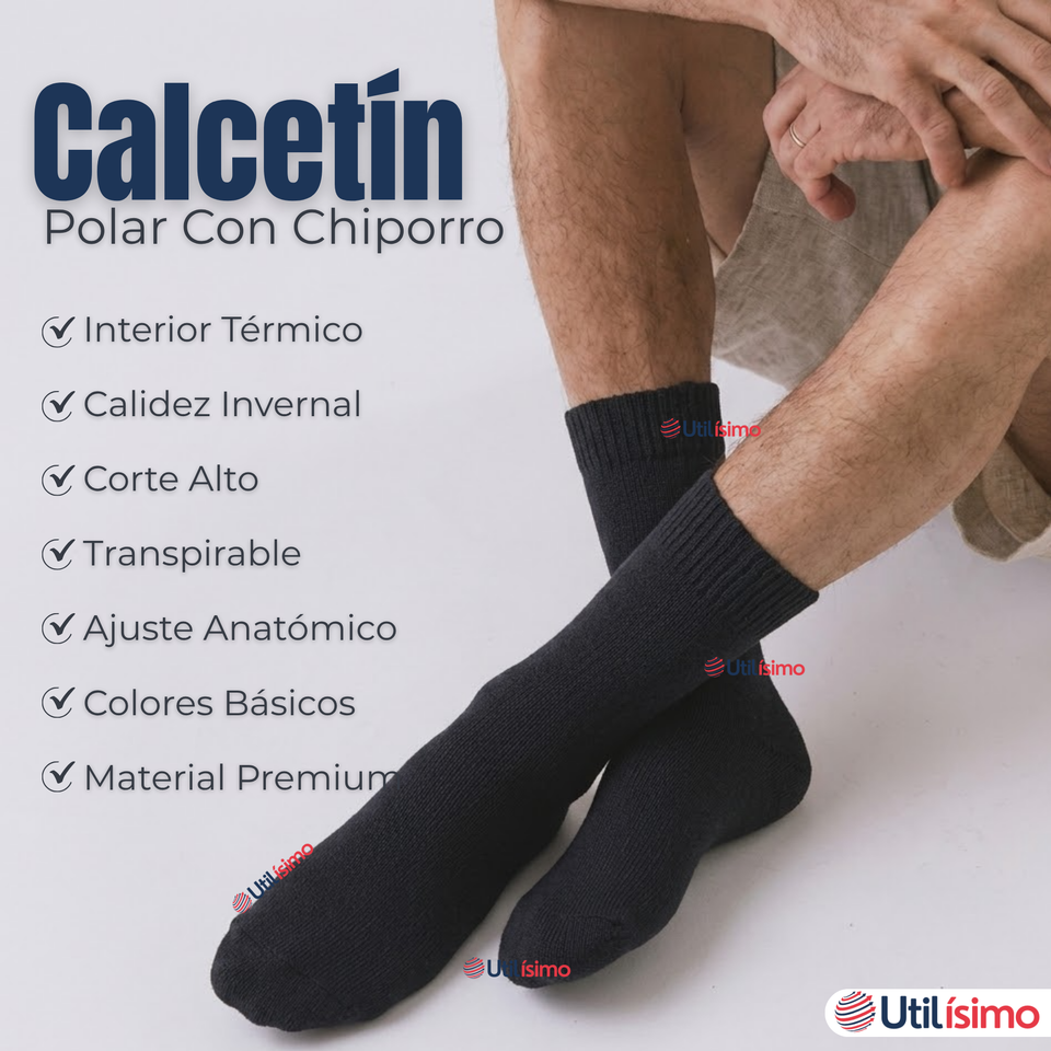 Pack 6 Pares Calcetines Térmicos Corte Alto Hombre Surtidos