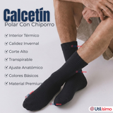 Pack 6 Pares Calcetines Térmicos Corte Alto Hombre Surtidos