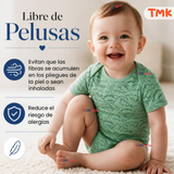 Pack 5 Bodys Manga Corta %100 Algodón Tedmimak Niño Little Adventurer
