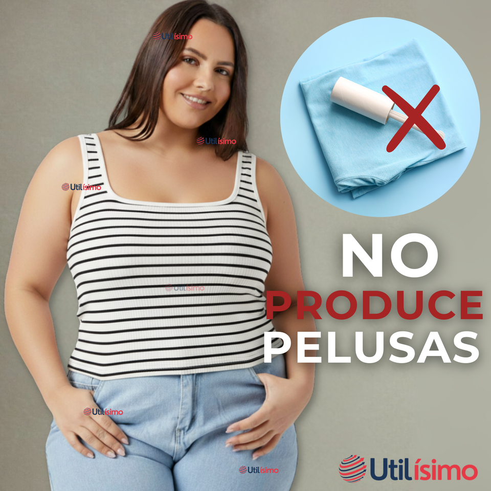 Camiseta Rayas 100% Algodón Básica Lisa Elástica Mujer Colores Surtidos