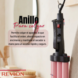 Onduladora De Pelo Revlon Waver Jumbo De 3 Barriles 120W Rosa