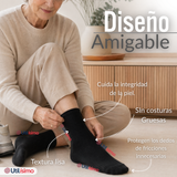Pack 6 Pares Calcetines Diabéticos Mujer Algodón Suave Colores Surtidos Protección