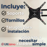 Soporte TV Pared Con Brazo 50Kg 14 a 55 Pulgadas 14 15 17 19 22 24 27 32 39 40 42 43 49 50 55