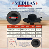 Pack 3 Sombrero Huaso Negro Tradicional Para Fiestas Patrias