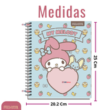 Pack 5 Cuadernos Universitarios My Melody 100 Hojas Proarte Diseño Surtido