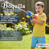 Pistola De Agua 500ml 45cm Colores Surtidos Juguete Lanza Agua Niño Niña