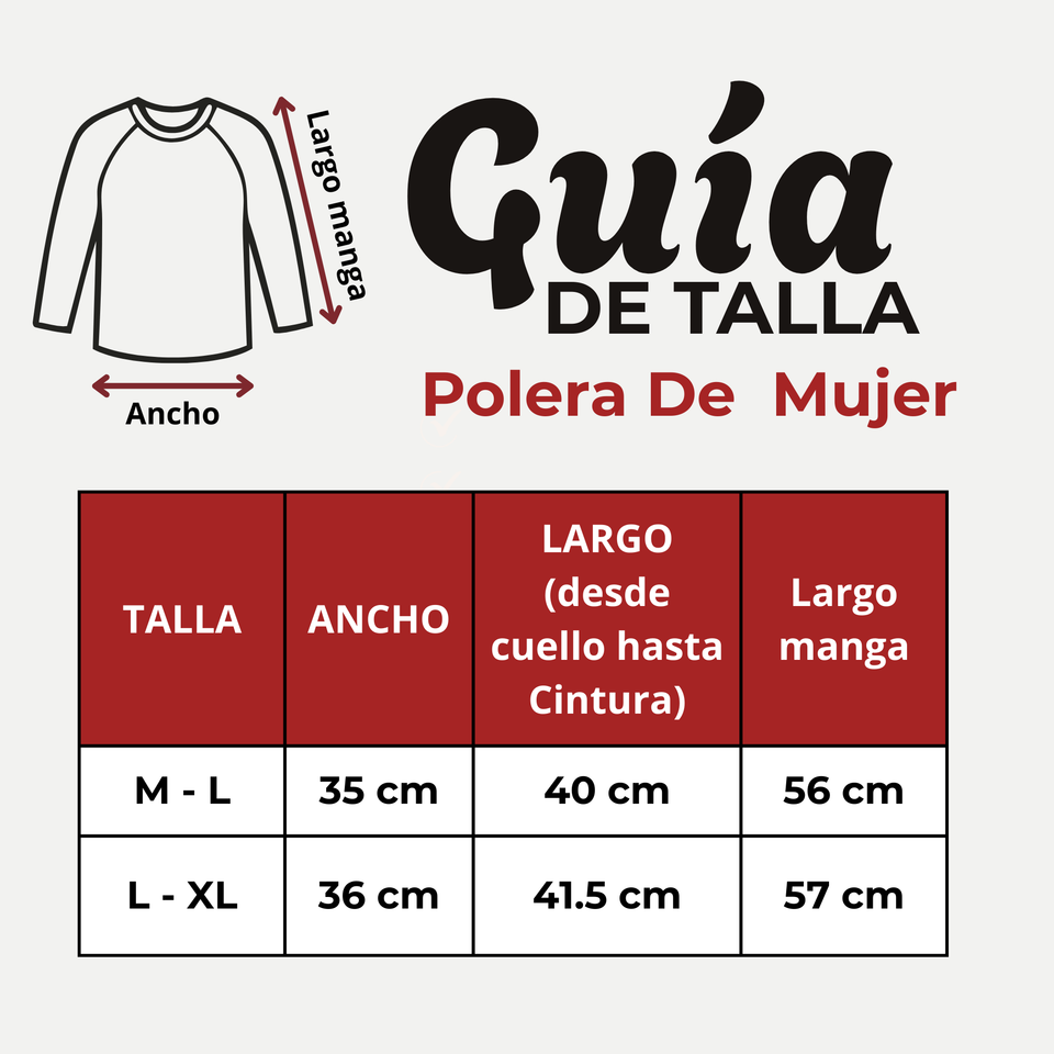 Pack 6 Camiseta Polar Manga Larga Polera Tela Acanalada Colores Surtidos