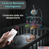 Móvil Giratorio Musical Proyector De Luces Más Control Para Cuna Bebé