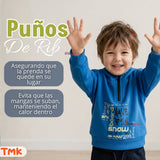 Conjunto Buzo Polerón 2 Piezas Bebé Niño Tedmimak Fun Blue