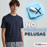 Pack 3 Camisetas Poleras 100% Bambú Básicas Lisa Elástica Hombre Colores Surtidos