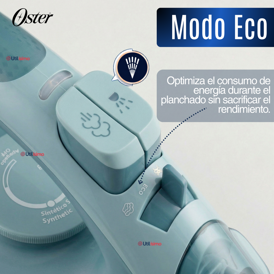 Plancha de vapor Oster® AeroGlide Plus S7400 Verde claro GCSTAC7402-052