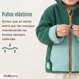 Polerón Polar Con Capucha Invierno Bebé Niño Dinosaur